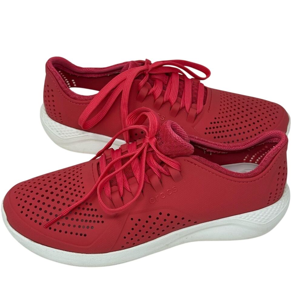 CROCS Life ride Pacer Sneakers - Coral Red